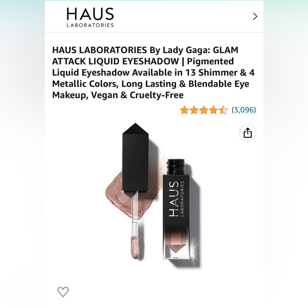 NEW HAUS Laboratories Liquid Eyeshadow